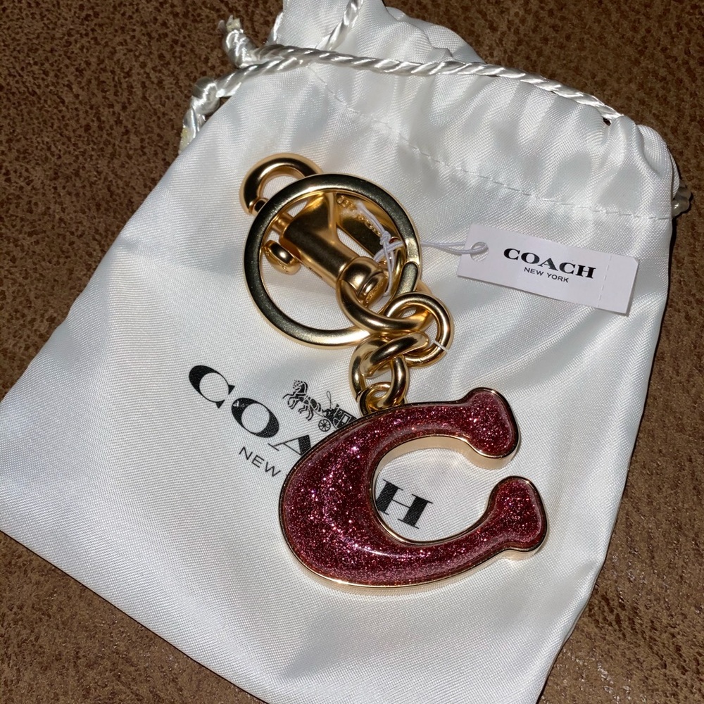 Coach SIGNATURE BAG CHARM (COACH 1618)